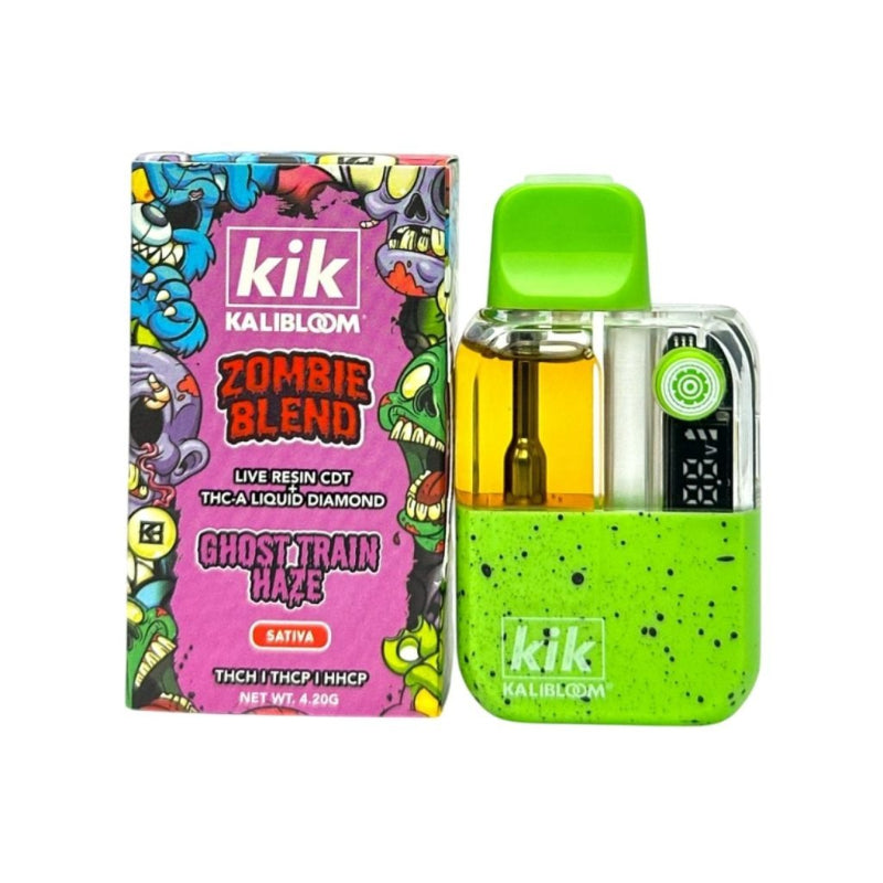 ghost train haze sativa kik kalibloom zombie blend live rosin disposable 4.2g