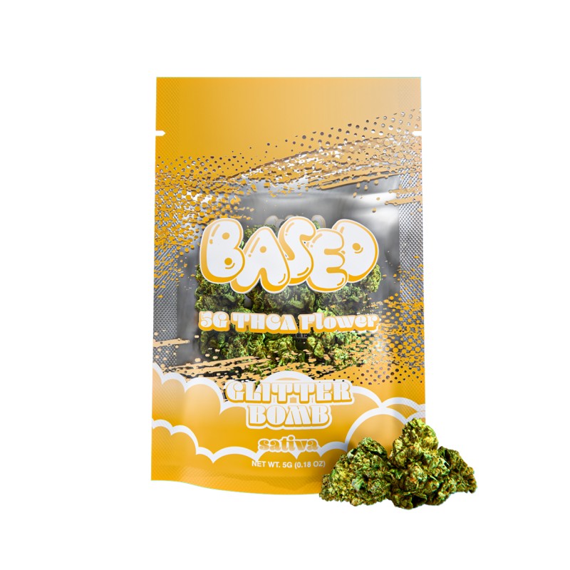 glitter bomb based thca flower 5g