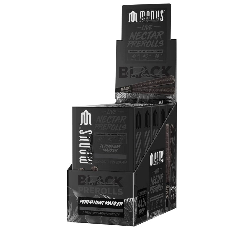 permanent marker pack modus black pre roll 2g