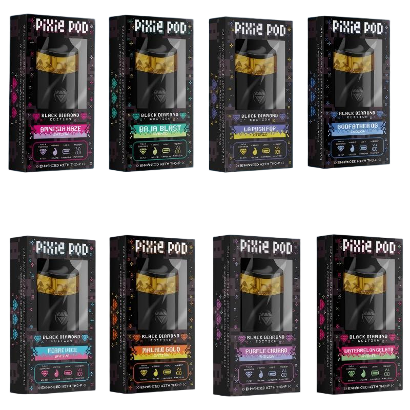 Pixie Pod Vape Settings Pixie Pod Black Diamond Edition THC-A Disposable Vape 4G True Hemp Pixie Pod Vape Settings Pixie Pod Black Diamond Edition THC-A Disposable Vape 4G True Hemp