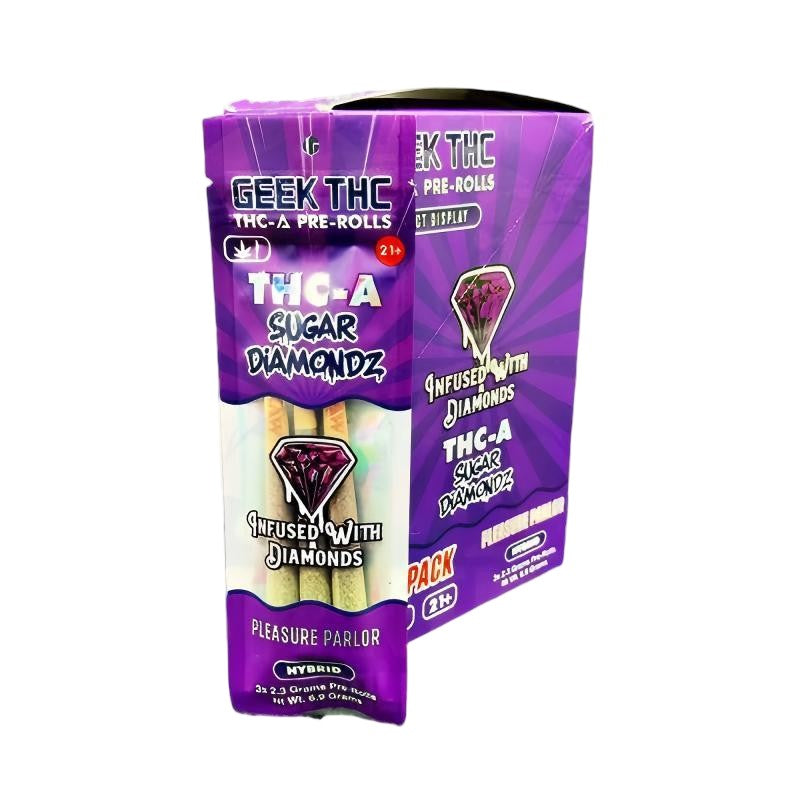 pleasure parlor geek thc a sugar dismondz preroll