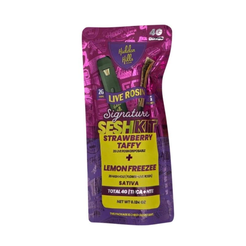 strawberry taffy lemon freezee hidden hills signature thca sesh kit