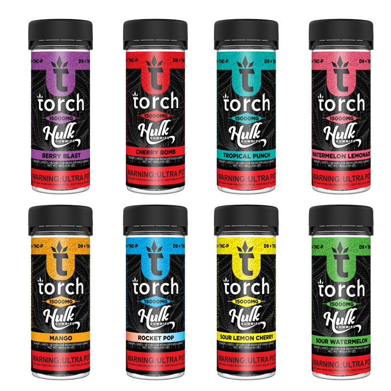 Torch Hulk Gummies D9 + THC-P 15000mg Live Resin  True Hemp Store