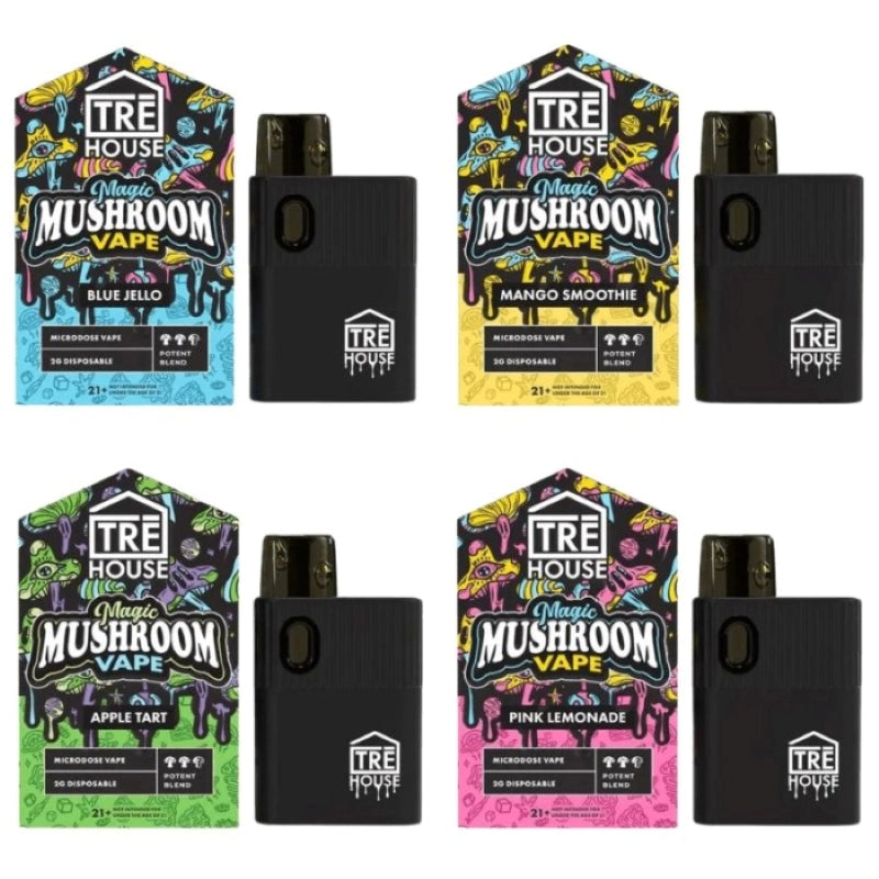 Disposable Pen TRE House Magic Mushroom Vape | Blue Jello Australia How Many Puffs Disposable Pen TRE House Magic Mushroom Vape | Blue Jello Australia How Many Puffs