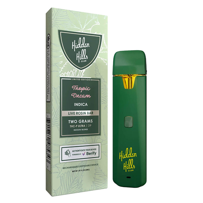 tropic dream hidden hills d9 thc-p 2g