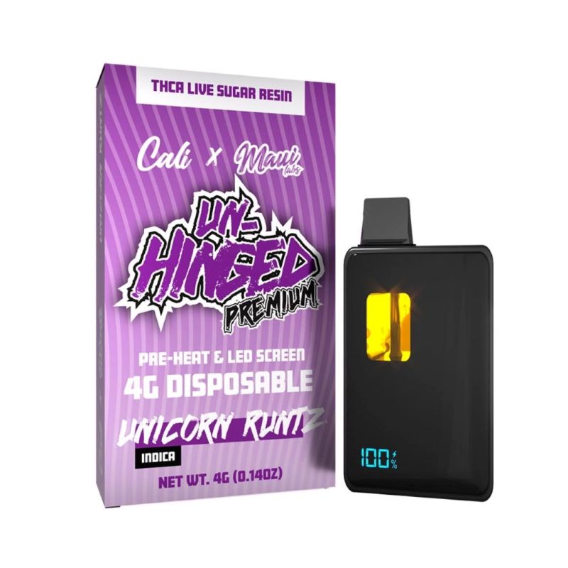 unicorn runtz cali x unhinged pre heat-premium disposable