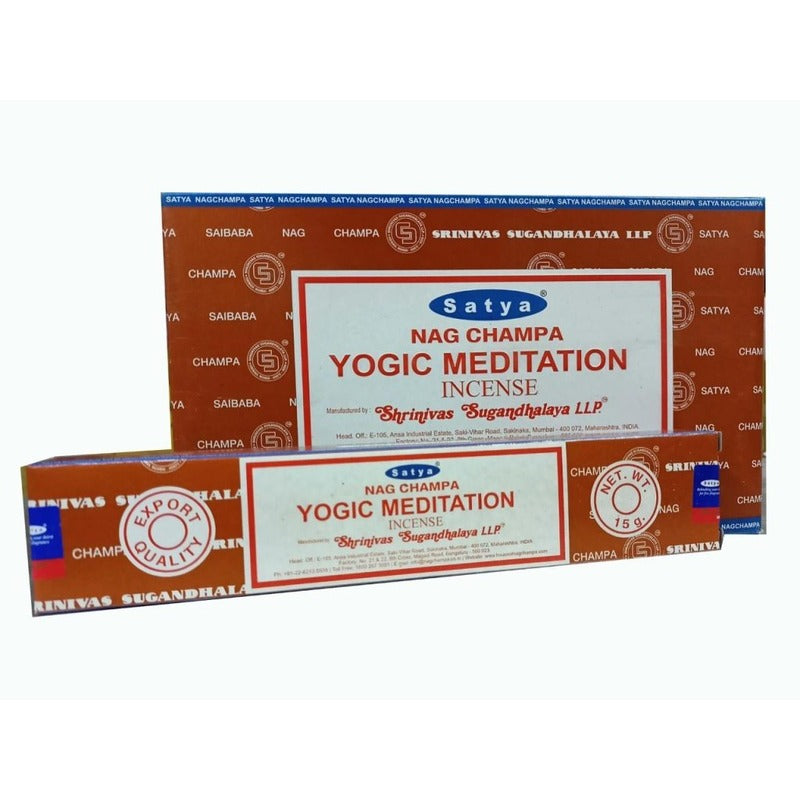 yogic meditation satya nag champa incense