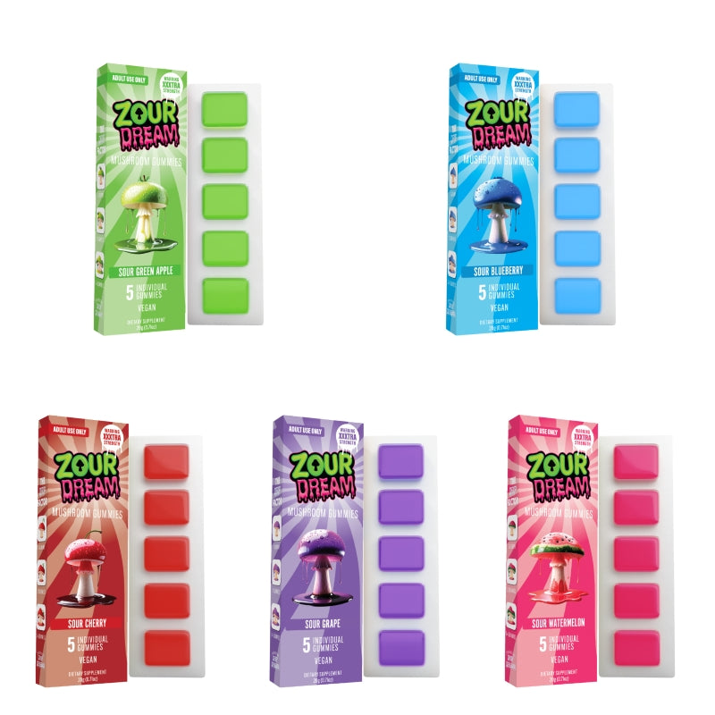 Zour Dream Mind Melting Mushroom Gummies – True Hemp Store