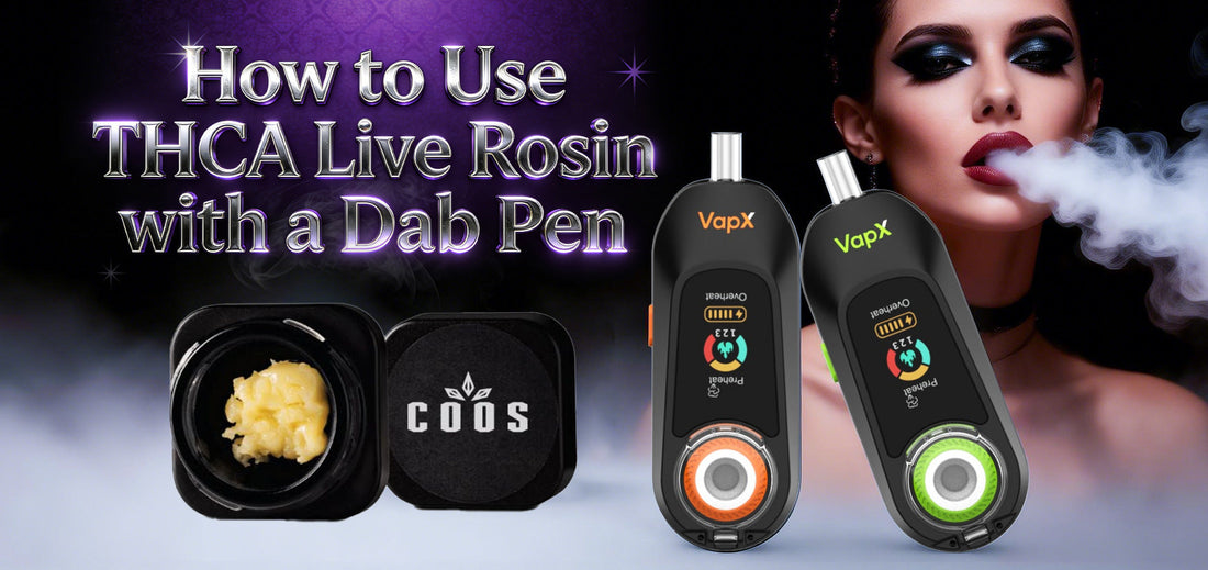 how to use thca live rosin with a dab pen