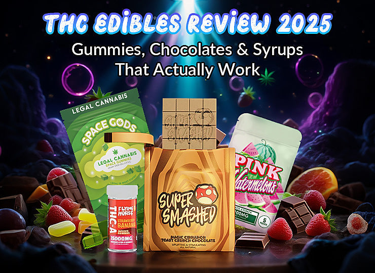 thc edibles review, gummies, chocolates, syrups that actually work