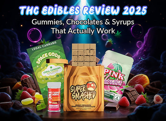 thc edibles review, gummies, chocolates, syrups that actually work
