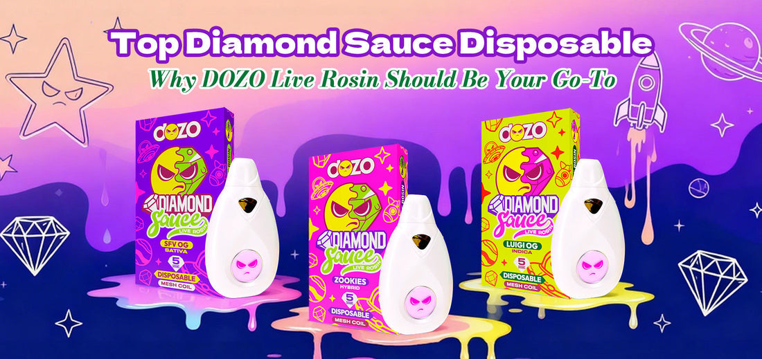 top diamond sauce disposable why dozo live rosin should be your go to