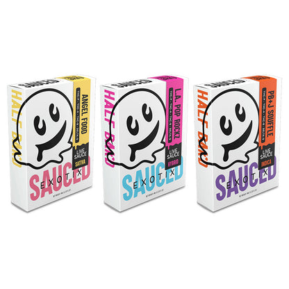 half bakd sauce exotix thc-a blend disposable 4g