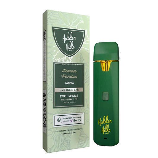 Hidden Hills Club Bussin Blend D9/THC-P Liquid Diamond Disposable 2G