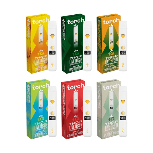 torch thc-p live resin disposable 1g