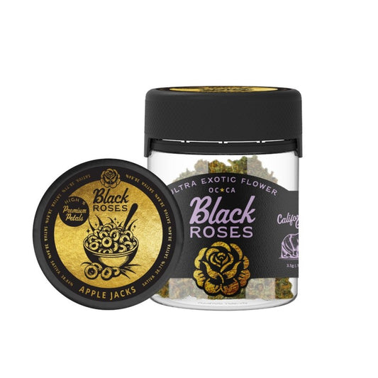 apple jacks black roses thc-a ultra exotic flower