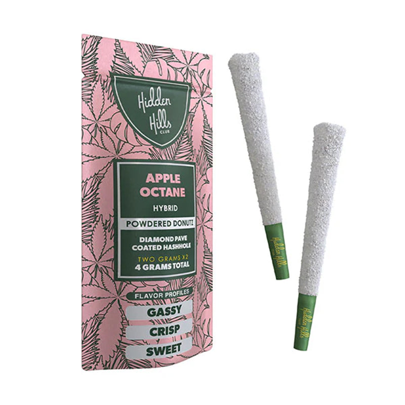 apple octane hidden hills powdered dountz 4g