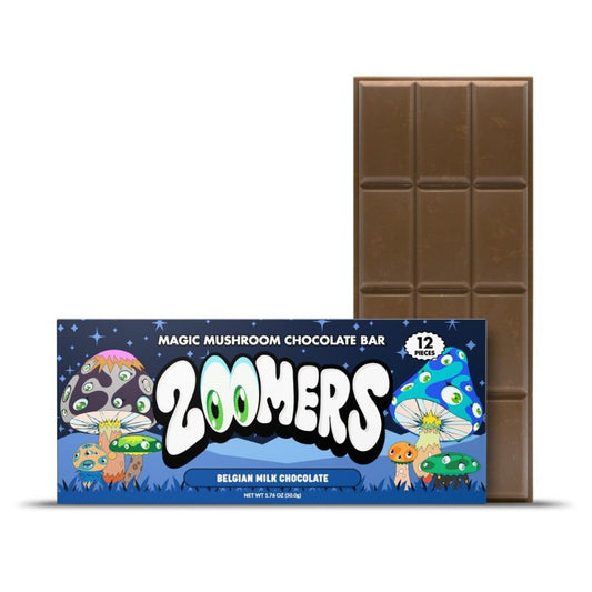 belgian milk zommers magic mushroom chocolate