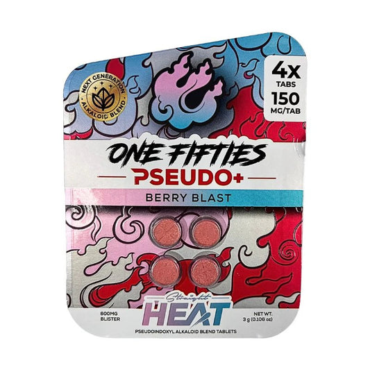 berry blast straight heat pseudo one fifties tabs 150mg 4ct