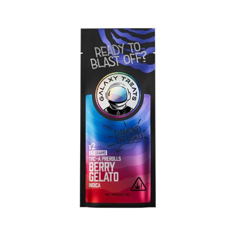 berry gelato indica galaxy treats preroll