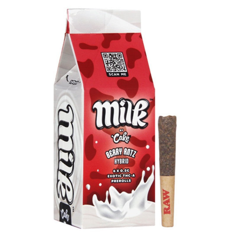 berry rutz cake milk exotic thc a prerolls