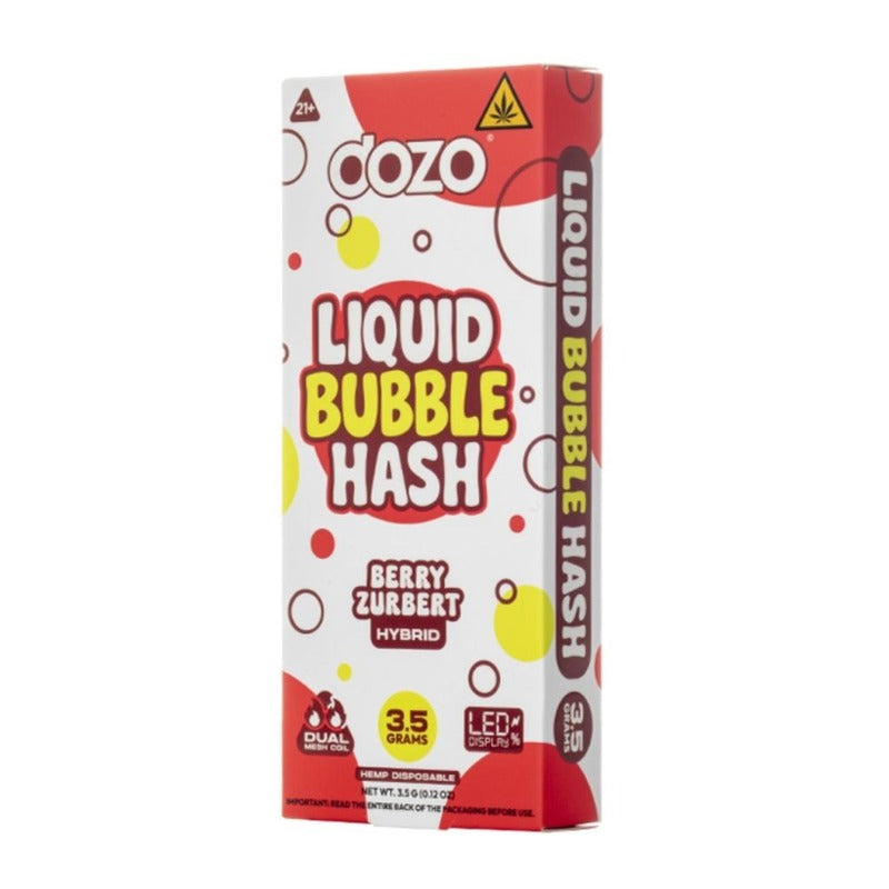 berry zaburst dozo liquid bubble hash disposable