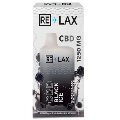 black ice relax cbd disposable 1250mg