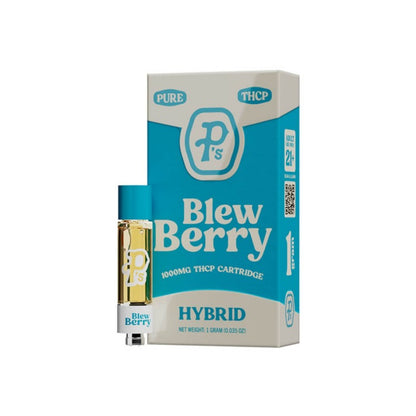 blew berry pushin ps pure thcp cart 1g