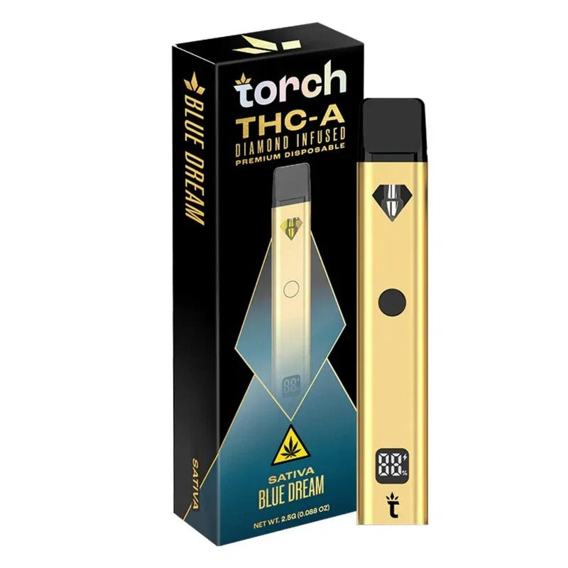 blue dream torch thca diamond infused premium disposable 2.5g
