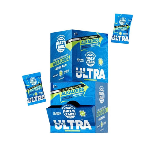 blue raz hazy tabz ultra next gen alkaloid table