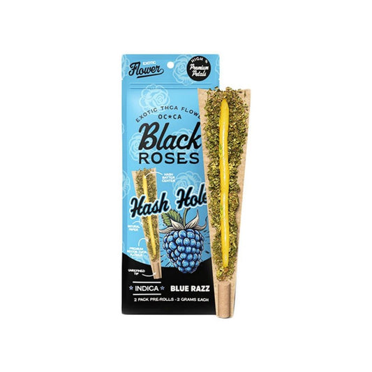 blue razz black roses hash hole roll 4g