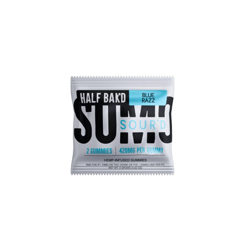 blue razz half bakd sumo gummies
