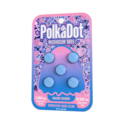 blue razz polkadot mushroom tablets