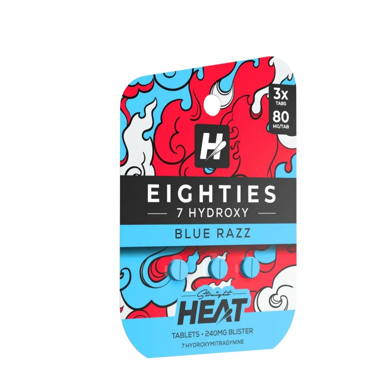blue razz straight heat 7hydroxy eighties tabs