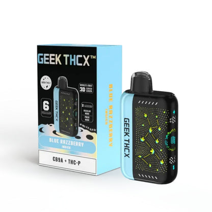 blue razzberry geek thcx pulse x cb9a thcp disposable