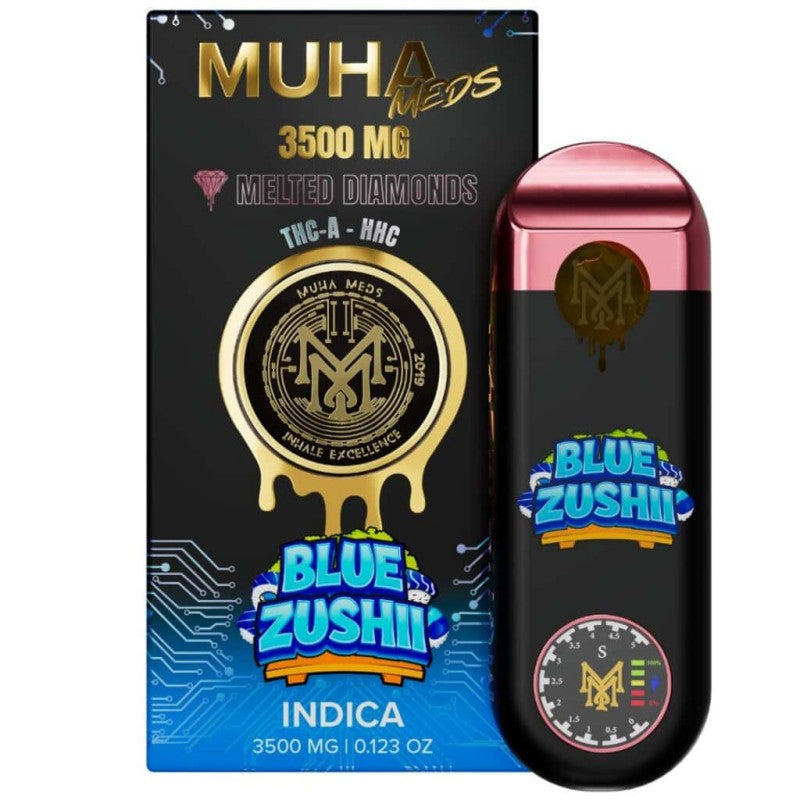 blue zushii muha meds melted diamond 3.5g