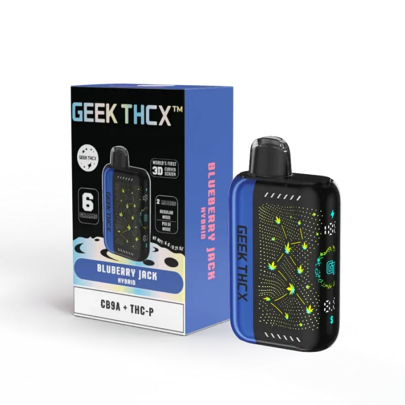 blueberry jack geek thcx pulse x cb9a thcp disposable