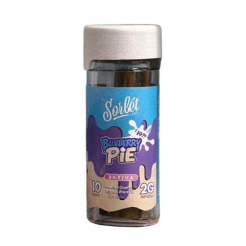 blueberry pie sorbet thca infused preroll
