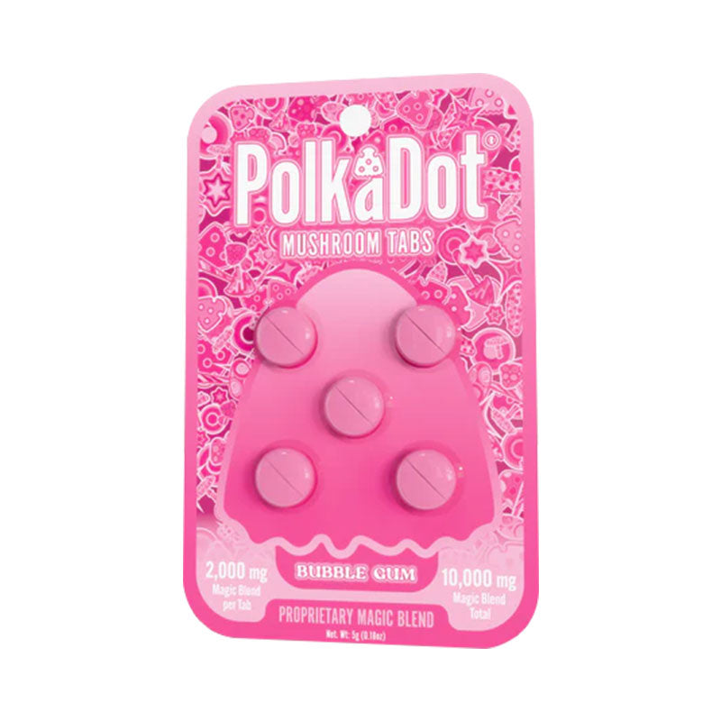 bubble gum polkadot mushroom tablets