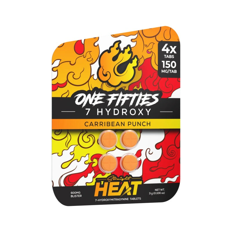 carribean punch straight heat 7hydroxy one fifties tablets