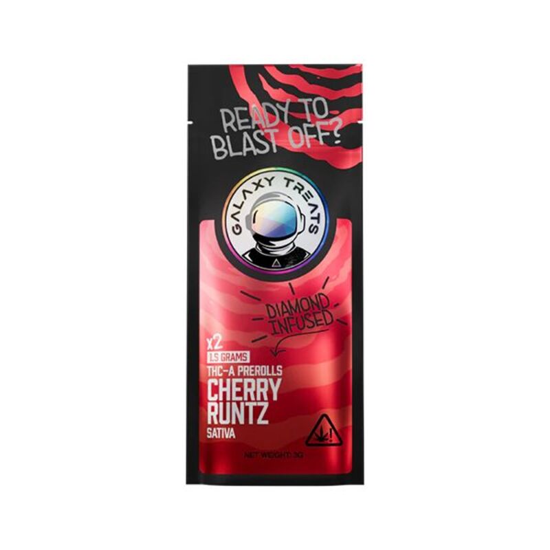 cherry runtz sativa galaxy treats preroll