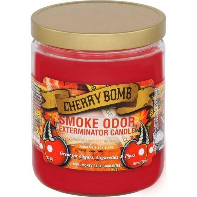 cherry bomb smoke odor 13oz candle