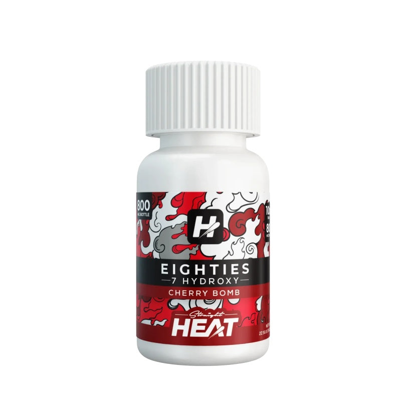 cherry bomb straight heat 7hydroxy eighties tablets bottle