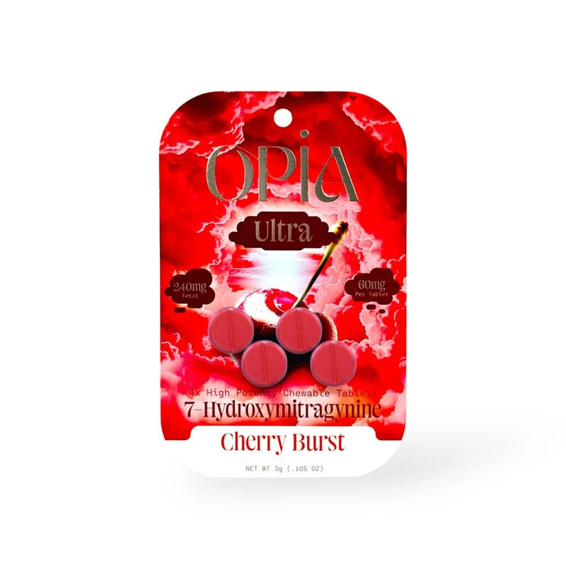 cherry burst opia ultra 7oh high potency chewable tablets