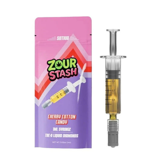 cherry cotton candy zour stash thca syringe