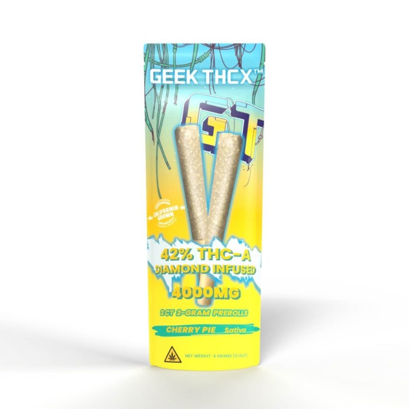cherry pie sativa geek thcx prerolls 4g