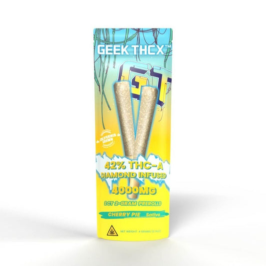 cherry pie sativa geek thcx prerolls 4g