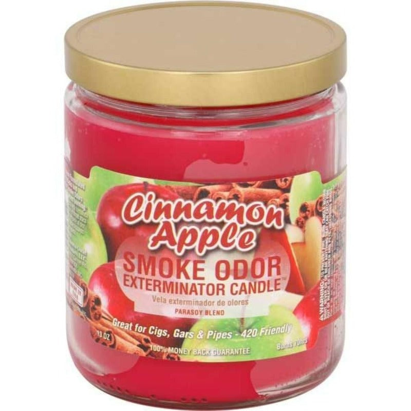 cinnamon apple smoke odor 13oz candle