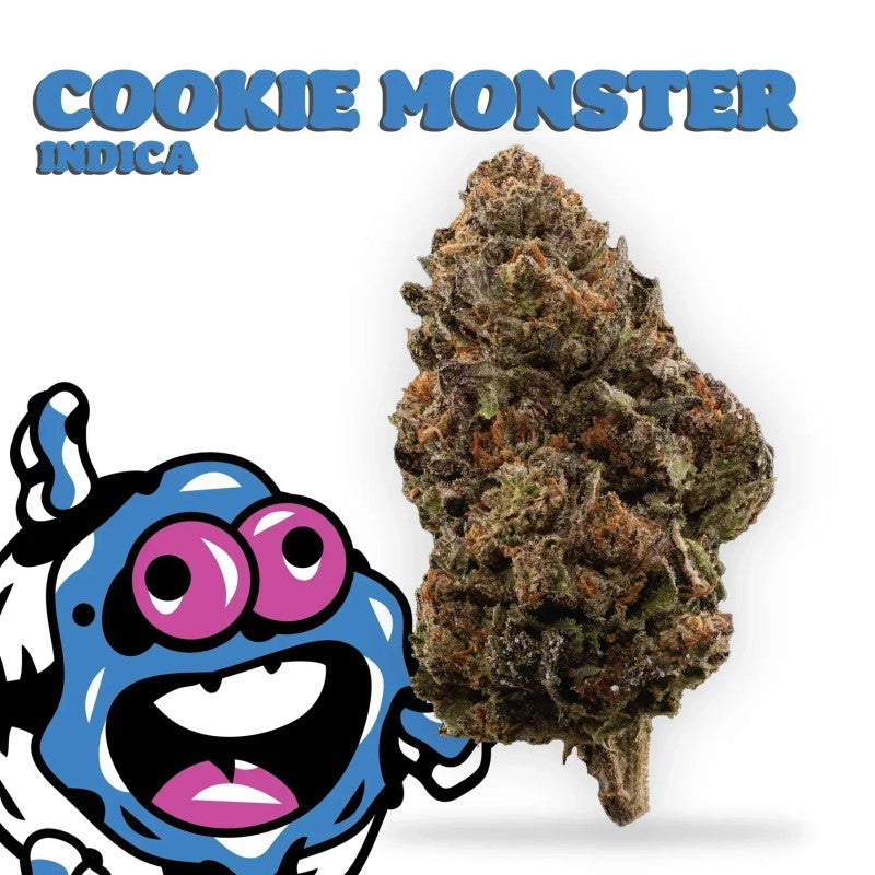 cookie monster flower big high thca premium flower