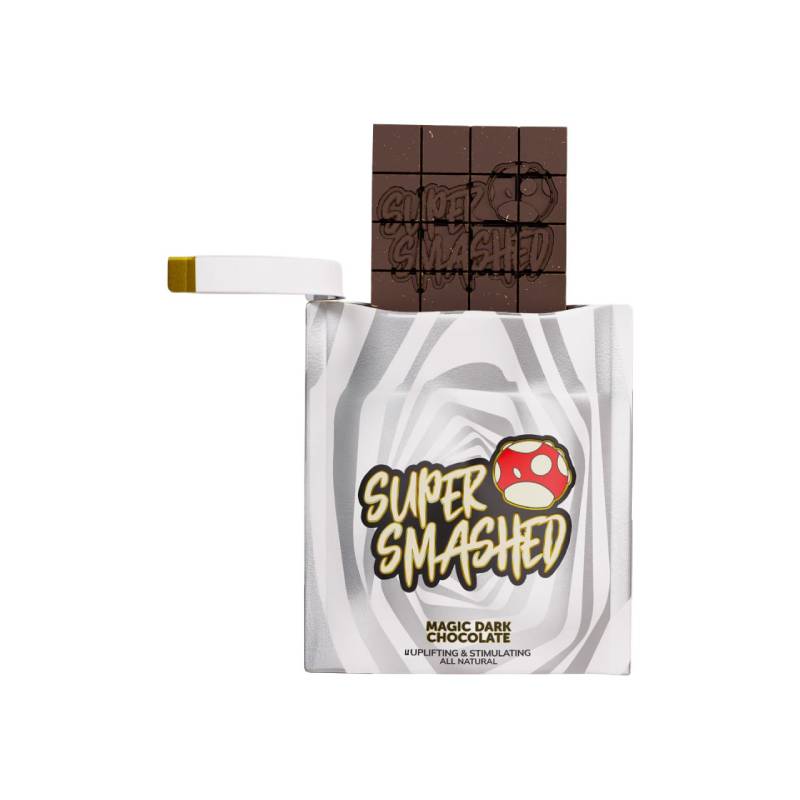 dark chocolate super smashed mushroom chocolate